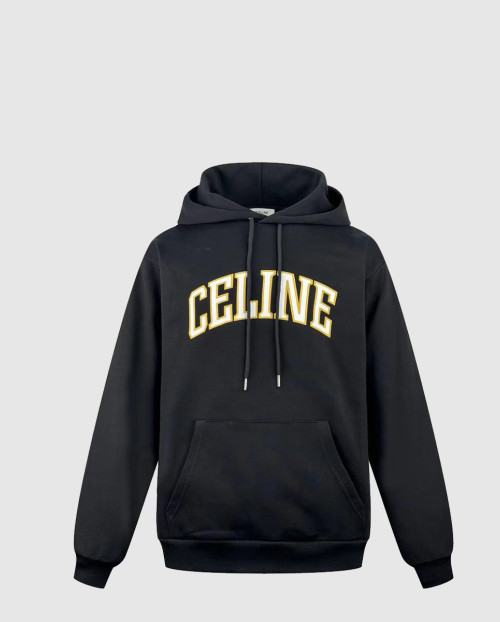 [CELINE-셀린느]후드티 로고 루즈 후디 플리스 2Y75F6