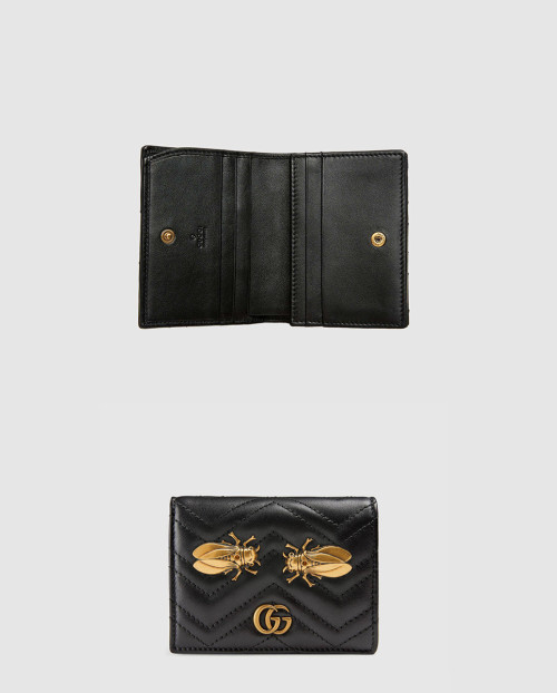 [GUCCI-구찌]GG 마몽 마틀라세 카드지갑 ‎466492