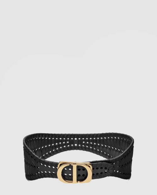 [DIOR-디올]레터 로고 매끈한 버클 벨트 B0047