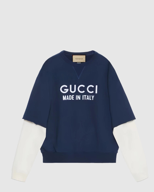 [GUCCI-구찌]레이어드 이펙트 로고 디테일 맨투맨 768458