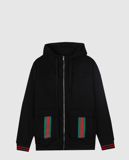 [GUCCI-구찌]웹 코튼 저지 후드 재킷 752187