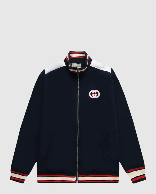 [GUCCI-구찌]코튼 저지 지퍼 자켓 706412