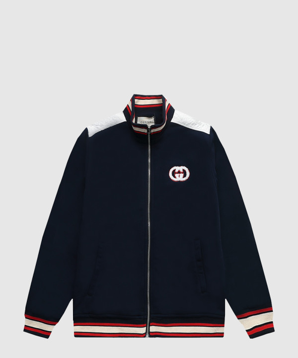 [GUCCI-구찌]코튼 저지 지퍼 자켓 706412