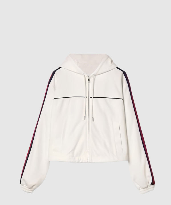 [GUCCI-구찌]웹 테크니컬 저지 지퍼 자켓 785497