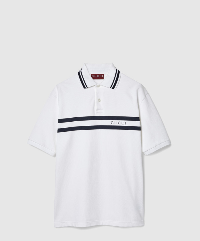 레플리카|이미테이션 gucci-구찌프린트-코튼-폴로-셔츠-788016