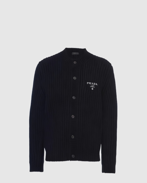 [PRADA-프라다]캐시고라 골지 니트 가디건 UMG165