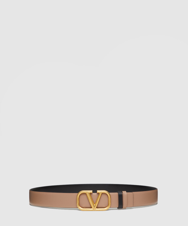 [VALENTINO-발렌티노]양면 광택 송아지 가죽 벨트