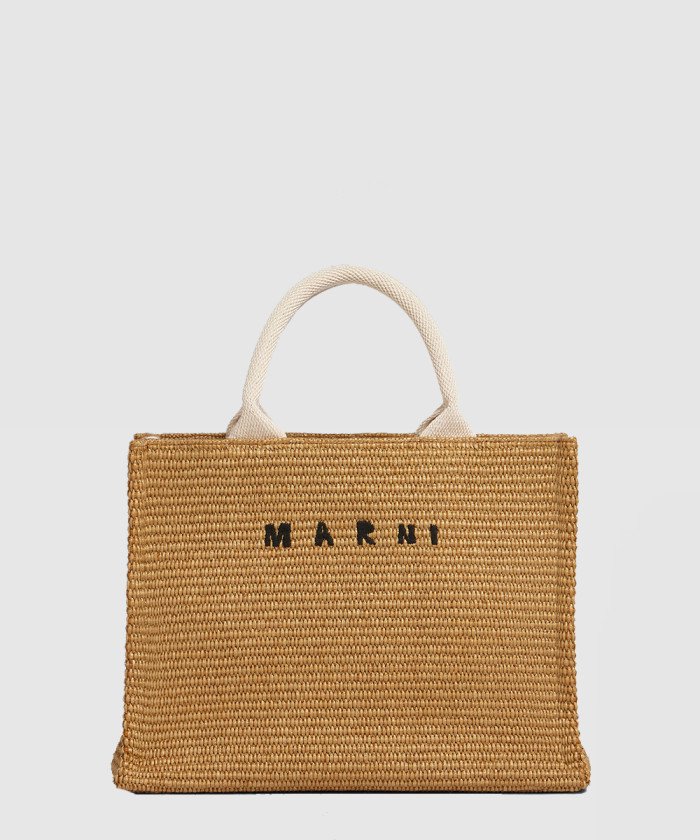 레플리카|이미테이션 marni-마르니내추럴-컬러-라피아-이팩트-패브릭-소재-스몰-토트백