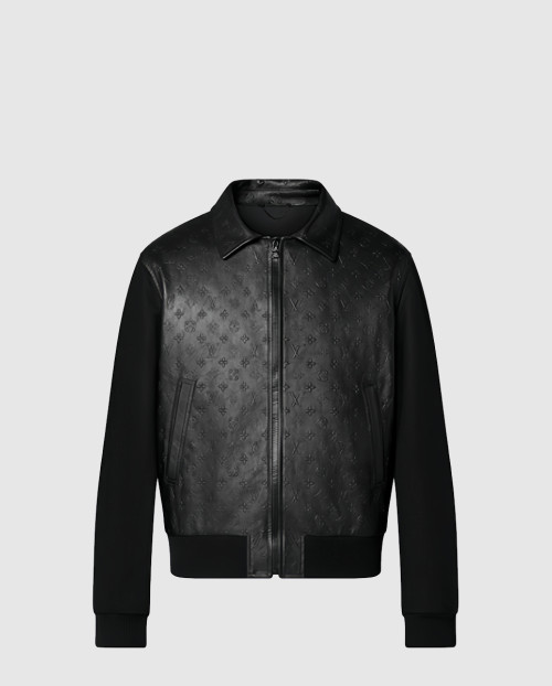 [LOUIS VUITTON-루이비통]모노그램 레더 트러커 재킷 1A9GOU