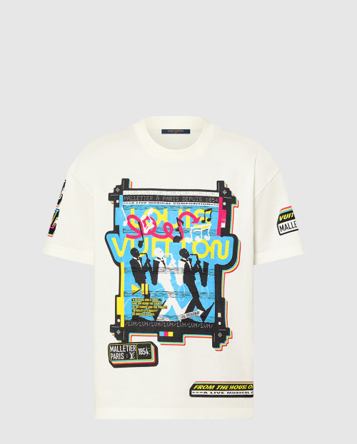 [LOUIS VUITTON-루이비통]재즈 플라이어 쇼트 슬리브 티셔츠 1AATZG