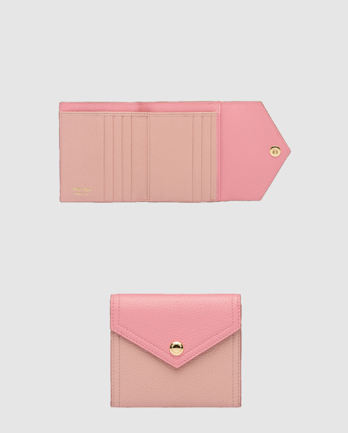 [MIUMIU-미우미우]투톤 가죽 머니클립 5MH014