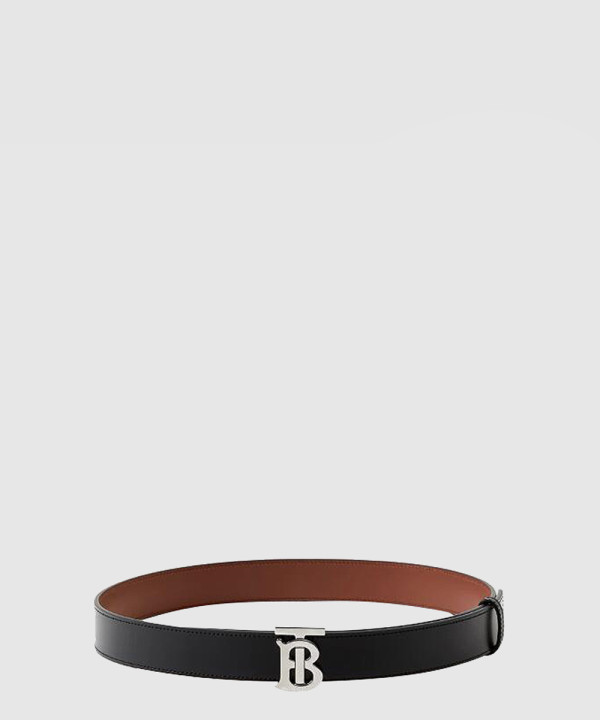 [BURBERRY-버버리]레더 리버시블 TB 벨트 80525301