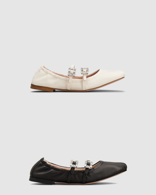 [ROGER VIVIER-로저비비에]스트랩 발레리나 플랫 7433