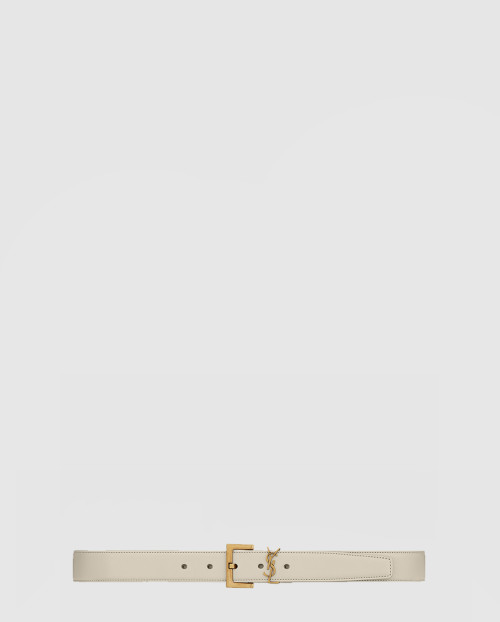 [SAINT LAURENT-생로랑]스퀘어 로고 벨트 634437