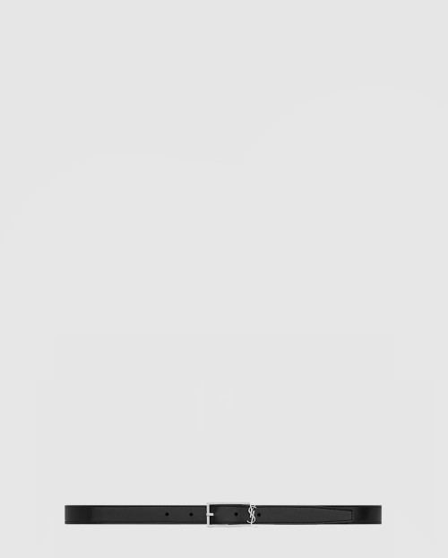 [SAINT LAURENT-생로랑]부드러운 가죽 소재의 뉴  버클 벨트 7117902