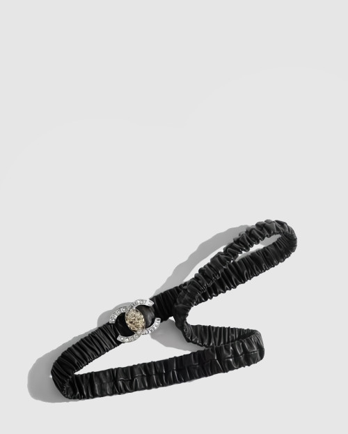 [CHANEL-샤넬]드릴 잠금 기능이 있는 클래식 벨트 AA9142