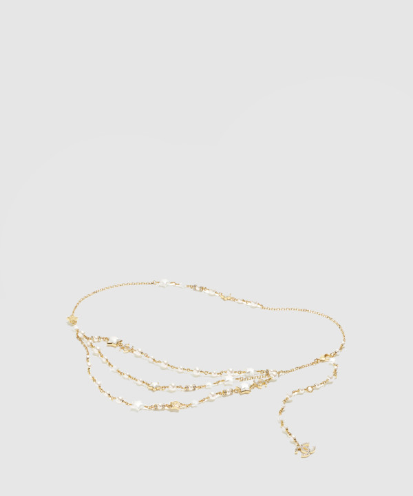 [CHANEL-샤넬]체인 벨트 ABC431