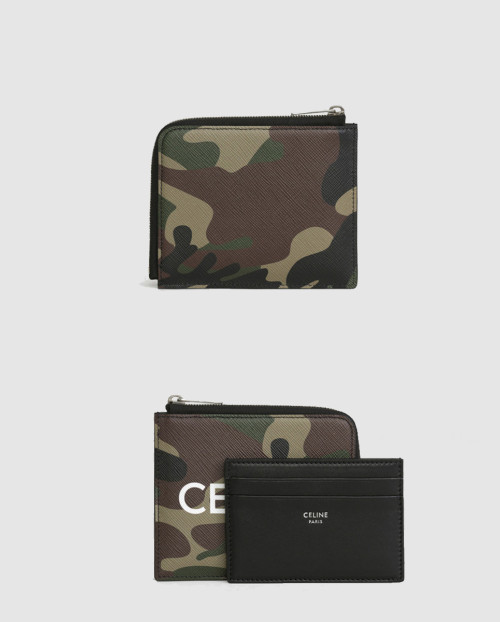 [CELINE-셀린느]카무플라주 프린트 지퍼 지갑 10D882