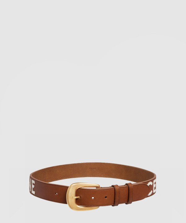 [CELINE-셀린느]라지 웨스턴 벨트 45BCP3