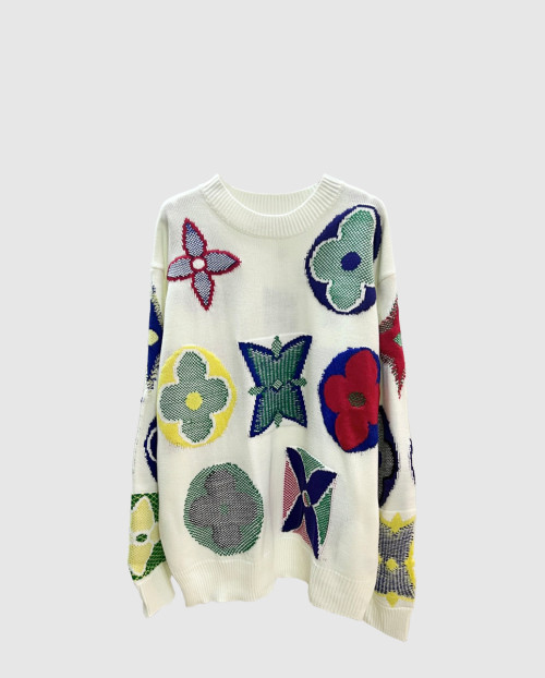 [LOUIS VUITTON-루이비통]패턴 자카르 풀오버 1A7XBB