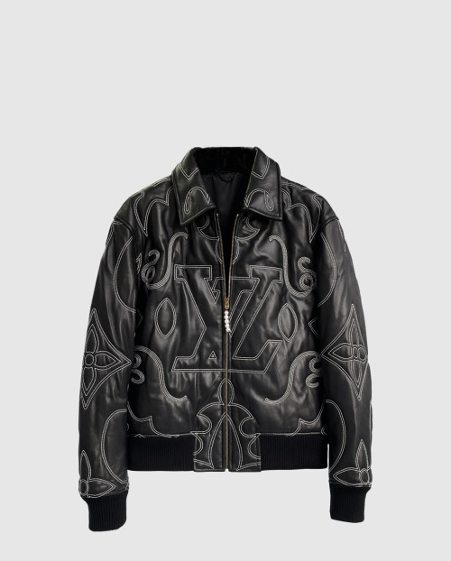 [LOUIS VUITTON-루이비통]레더 에비에이터 재킷 1AFXH5