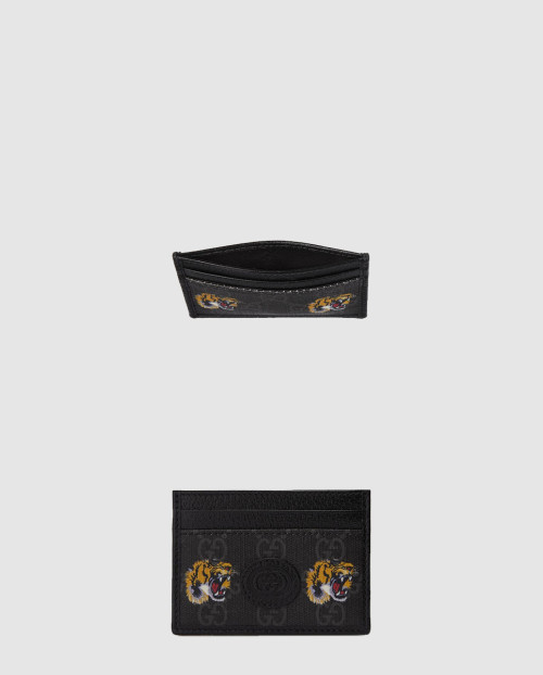 [GUCCI-구찌]타이거 프린트 카드 지갑 673002