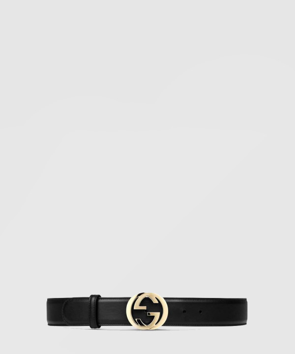 [GUCCI-구찌]G버클 가죽 벨트 ‎370543