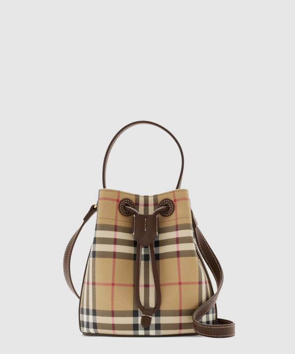 [BURBERRY-버버리]미니 체크 버킷백 81004881