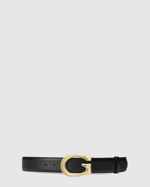 [GUCCI-구찌]G 버클 레더 벨트 655567