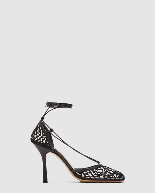 [BOTTEGA-보테가베네타]스트레치 레이스업 샌들 651388