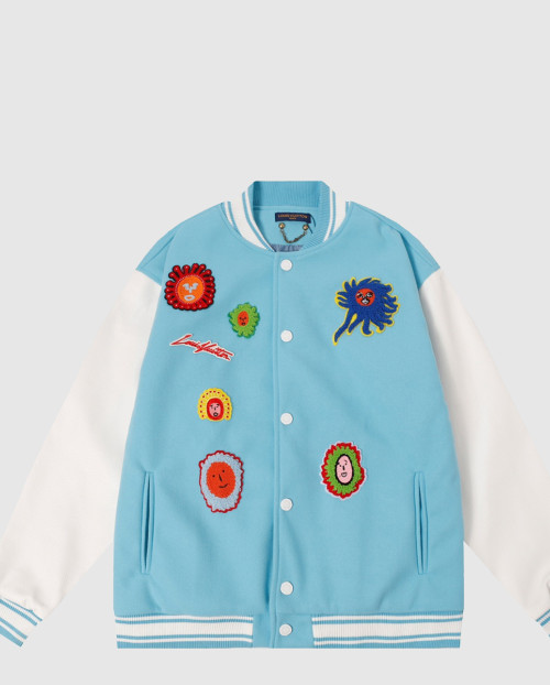 [LOUIS VUITTON-루이비통]자수 페이스 바시티 블루종 1AB8HA