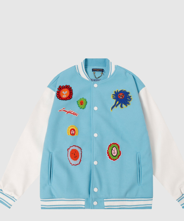 [LOUIS VUITTON-루이비통]자수 페이스 바시티 블루종 1AB8HA