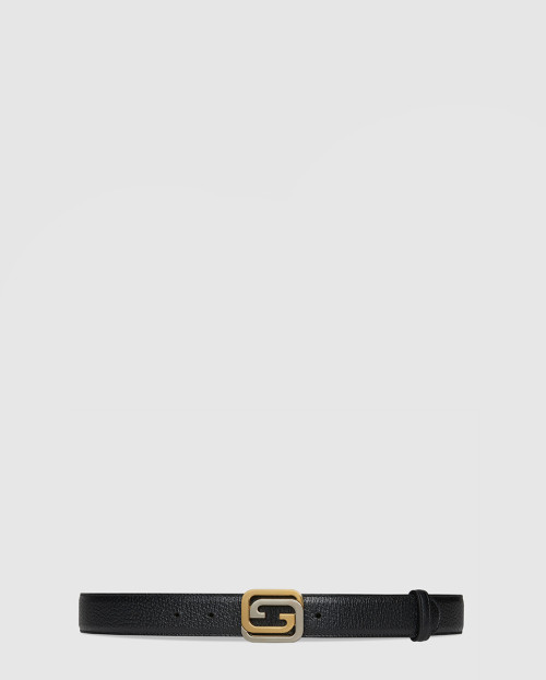 [GUCCI-구찌]스퀘어드 인터로킹 G 리버서블 벨트 715603