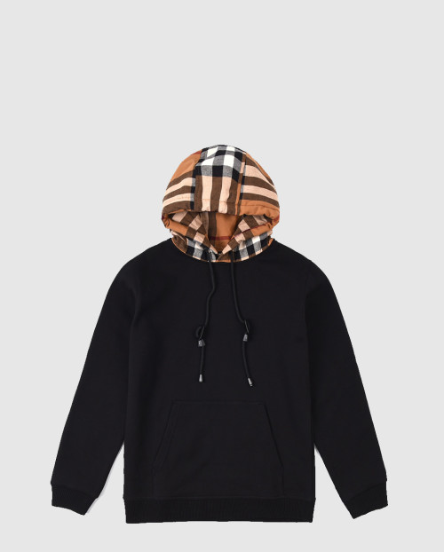 [BURBERRY-버버리]체크 후드 코튼 혼방 후디 80450041