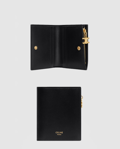[CELINE-셀린느]트리옹프 참 트리옹프 컴팩트 지갑 10M103