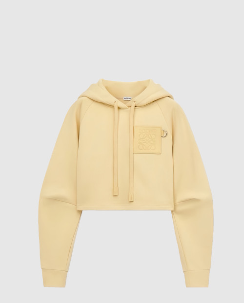 [LOEWE-로에베]코튼 크롭 후디