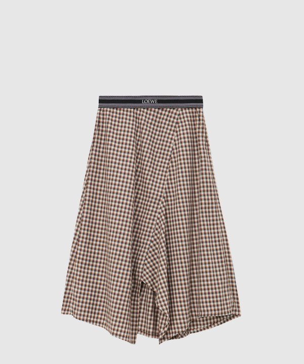 [LOEWE-로에베]비대칭 치마 코튼