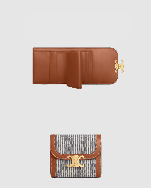 [CELINE-셀린느]트리오페 반지갑 10D782