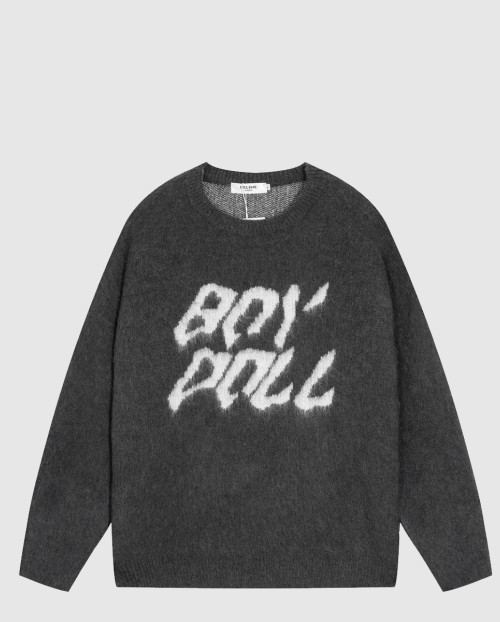 [CELINE-셀린느]박시 플래그 스웨터 인 모헤어 2AC739