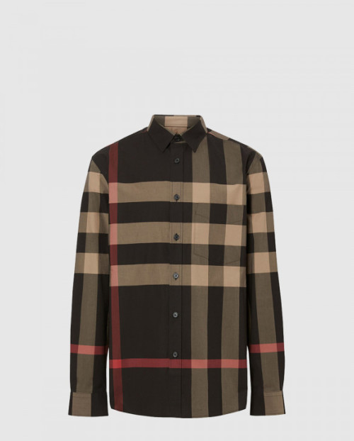 [BURBERRY-버버리]체크 로고 셔츠 80181101
