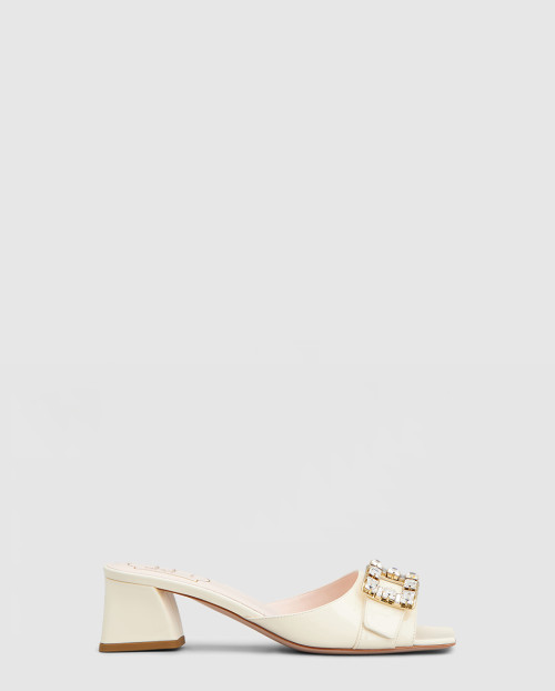 [ROGER VIVIER-로저비비에]트레 비비에 스트라스 버클 뮬 5363