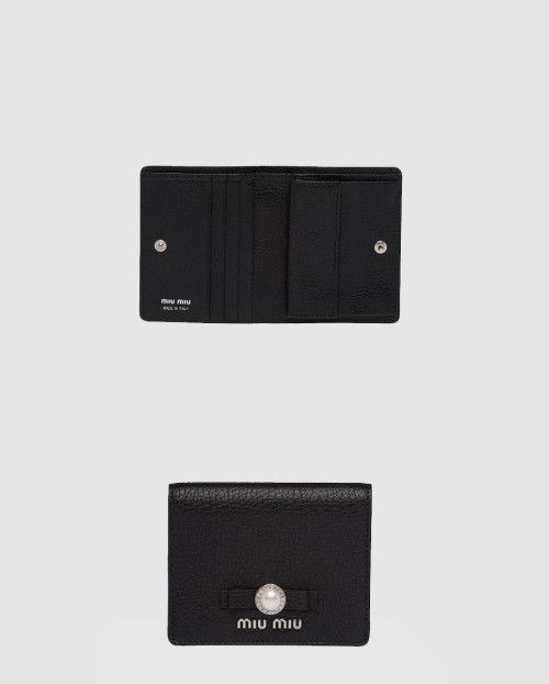 [MIUMIU-미우미우]마테라쎄 나파 반지갑 5MV204