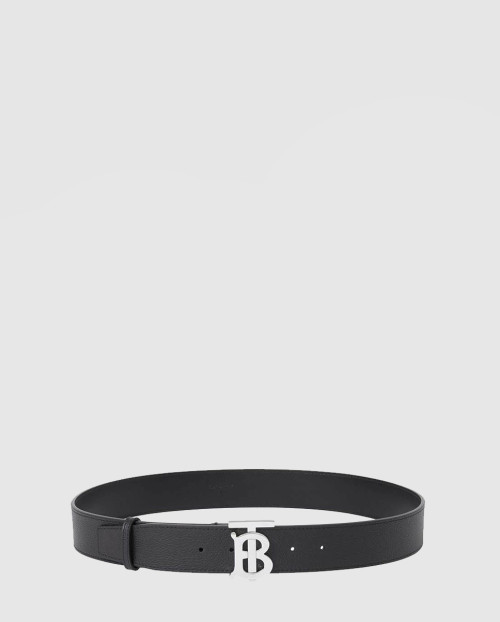 [BURBERRY-버버리]체크 레더 TB 벨트 80666511