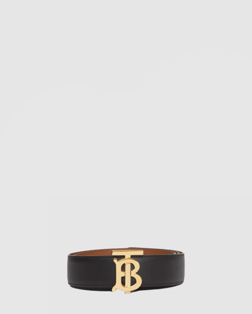 [BURBERRY-버버리]리버시블 레더 TB 벨트 80666501