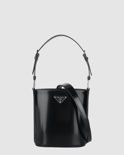 [PRADA-프라다]브러시드 가죽 버킷 백 1BE059
