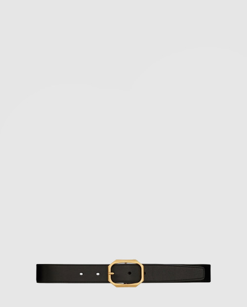 [SAINT LAURENT-생로랑]가죽 팔각 벨트 669889