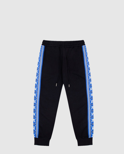 [LOUIS VUITTON-루이비통]페어 아일 스트라이프 나일론 조그팬츠 1AAU55