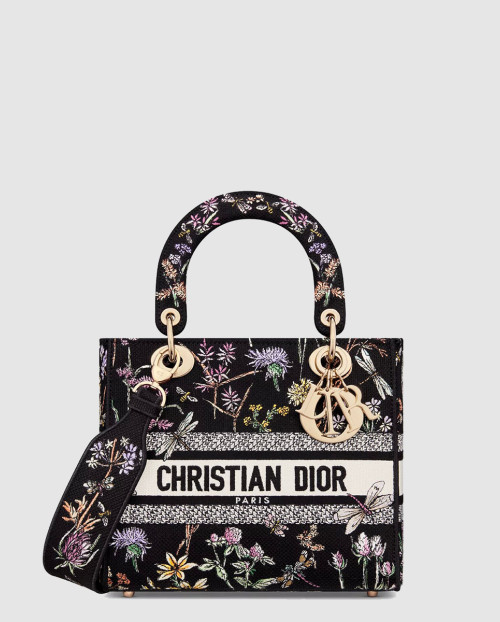 [DIOR-디올]레이디백 램스킨 미듐 M0565