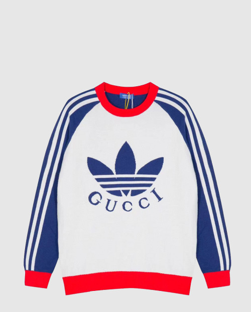 [GUCCI-구찌]트레포일 프린트 코튼 긴팔 티셔츠 722951