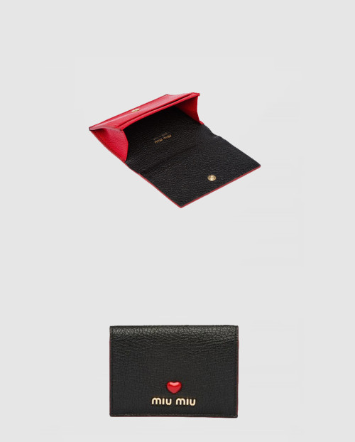 [MIUMIU-미우미우]가죽 카드 지갑 5MC945